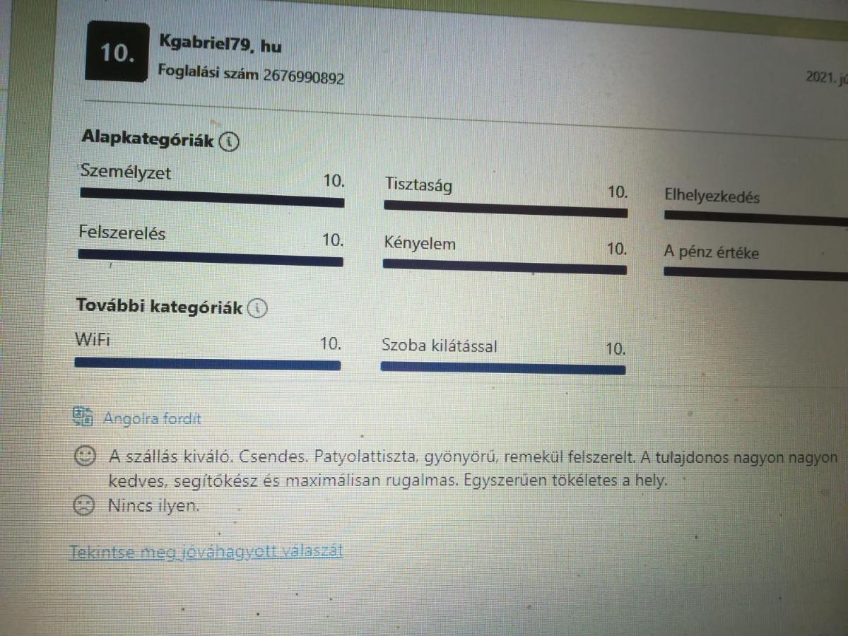 Apartament Edina Vendeghaz-gyenesdias